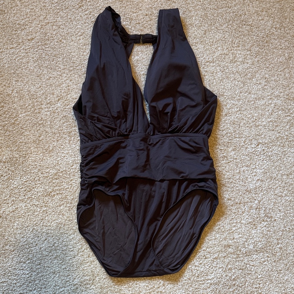 Badgley mischka One-Piece Swimsuit brown